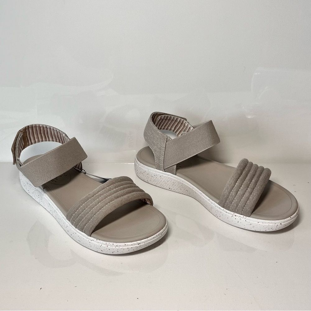 Skechers_BOBS Vegan Washable Summer Skipper Canvas Sandals - Optical Chill - Picture 2 of 7